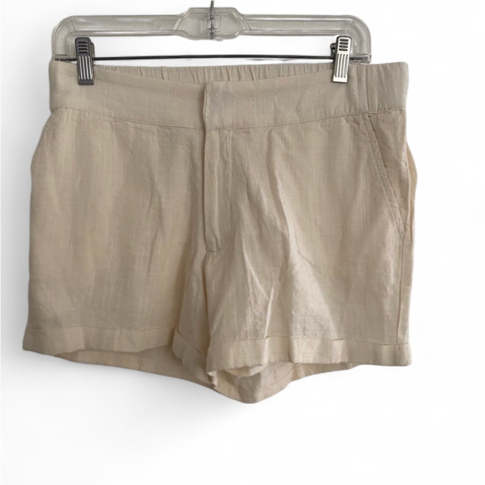 HATCH CREAM LIGHTWEIGHT RELAXED FIT MATERNITY SHORTS SIZE XS